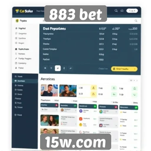 Interface amigável do site 883 bet para usuários